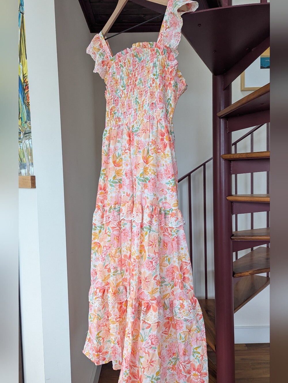 Haute Hippie Tiered Maxi Sundress